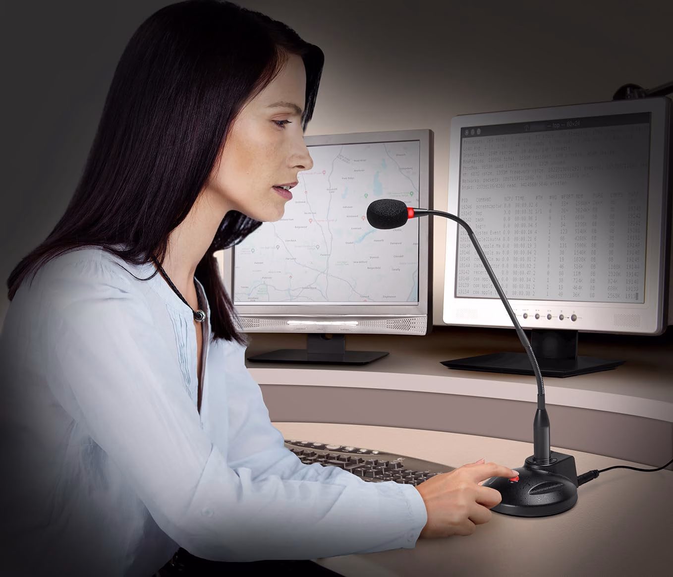 GN-USB-PT USB-Push-to-Talk-Mikrofon – Produktansicht